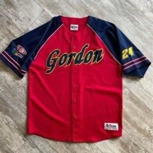 Men’s Large Chase Authentics Jeff Gordon Baseball Jersey NASCAR Dupont